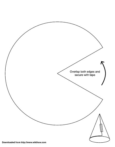 pattern for making a funnel